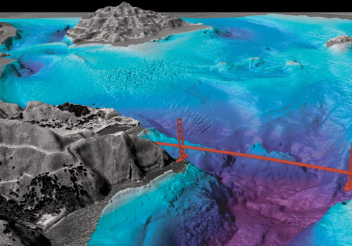 How deep is the san francisco bay under the bay bridge?